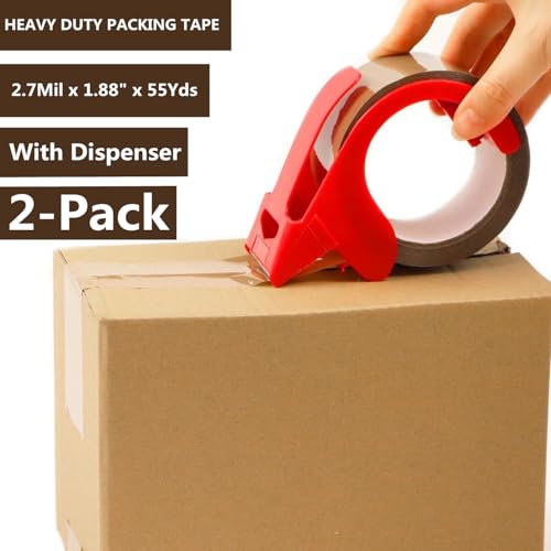 Packing Tape with Dispensers