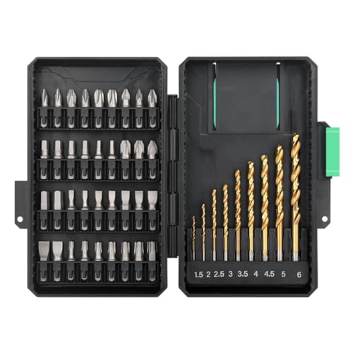 45-Piece Impact Screwdriver Bit Set