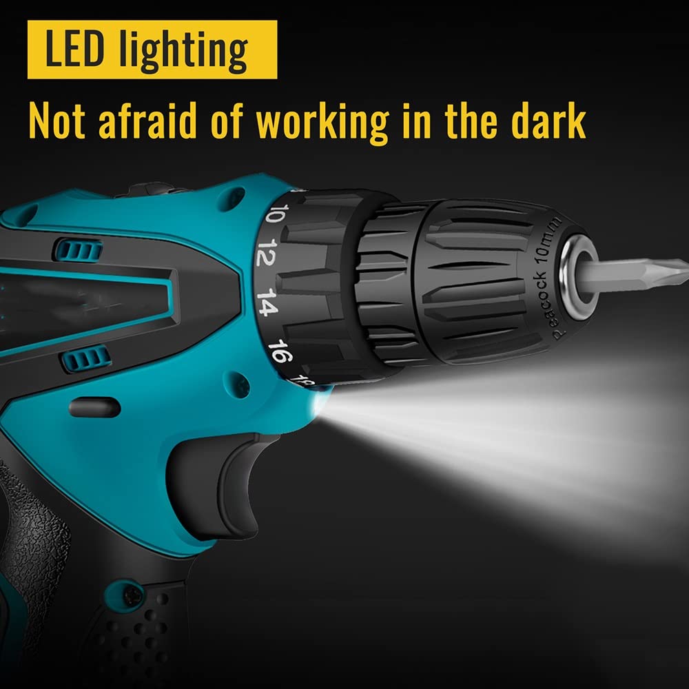 12V Cordless Drill and Driver Set