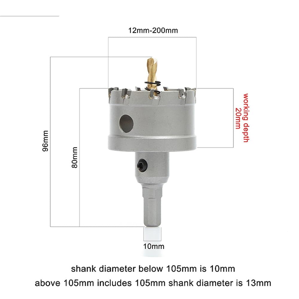 245mm Carbide-Tipped Hole Saw
