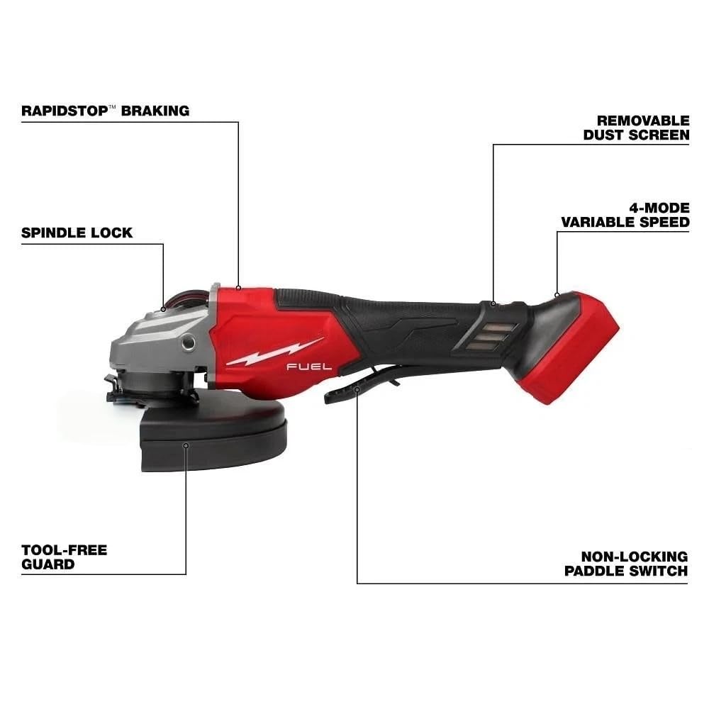 Variable-Speed Braking Angle Grinder
