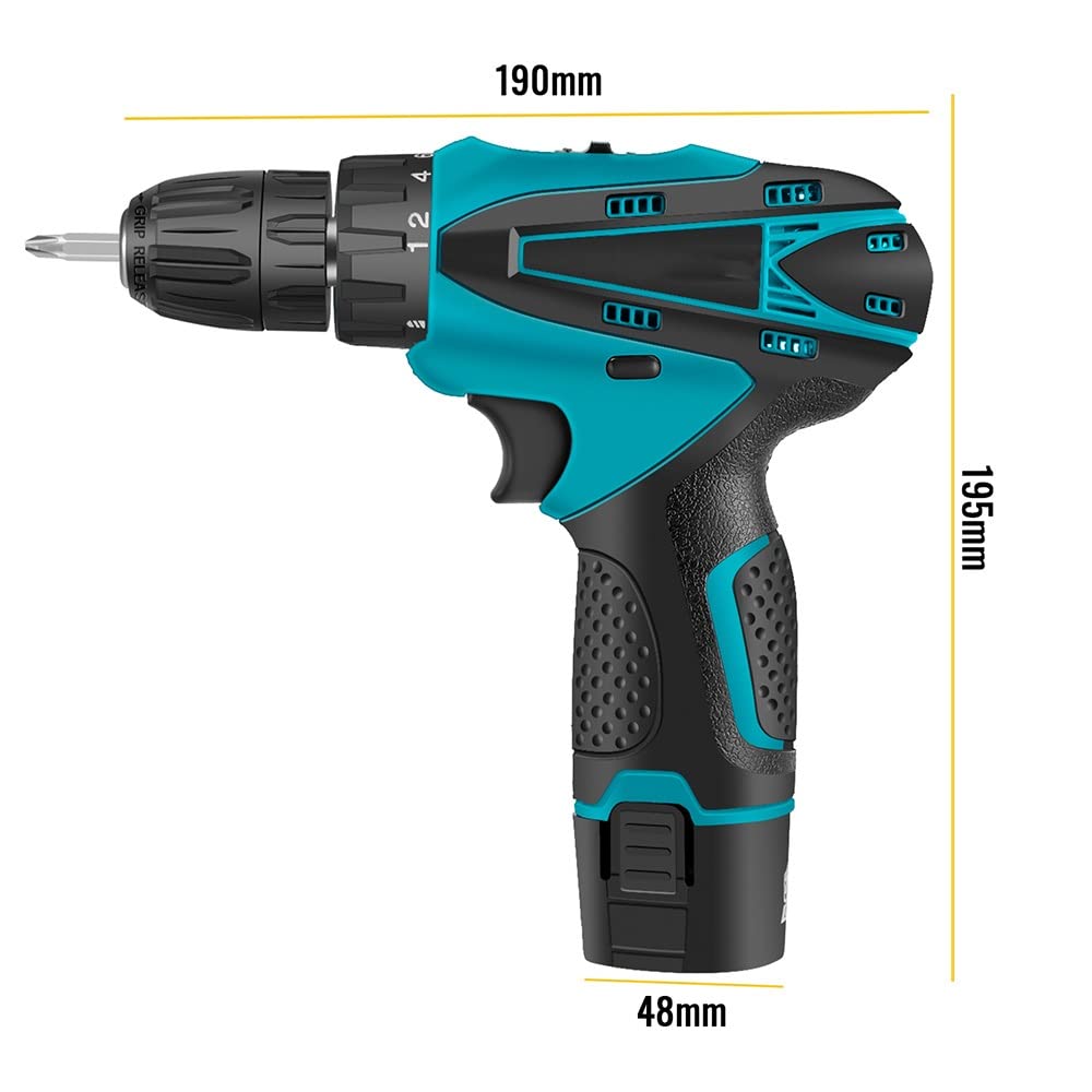 12V Cordless Drill and Driver Set