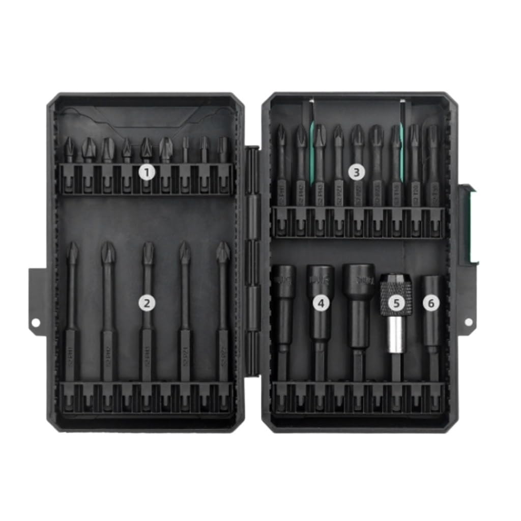 28-Piece Impact Screwdriver Bit Set