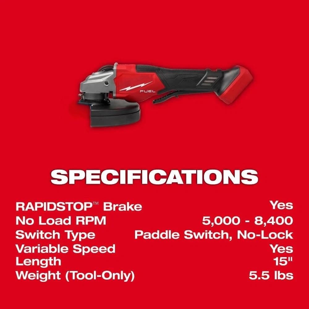 Variable-Speed Braking Angle Grinder