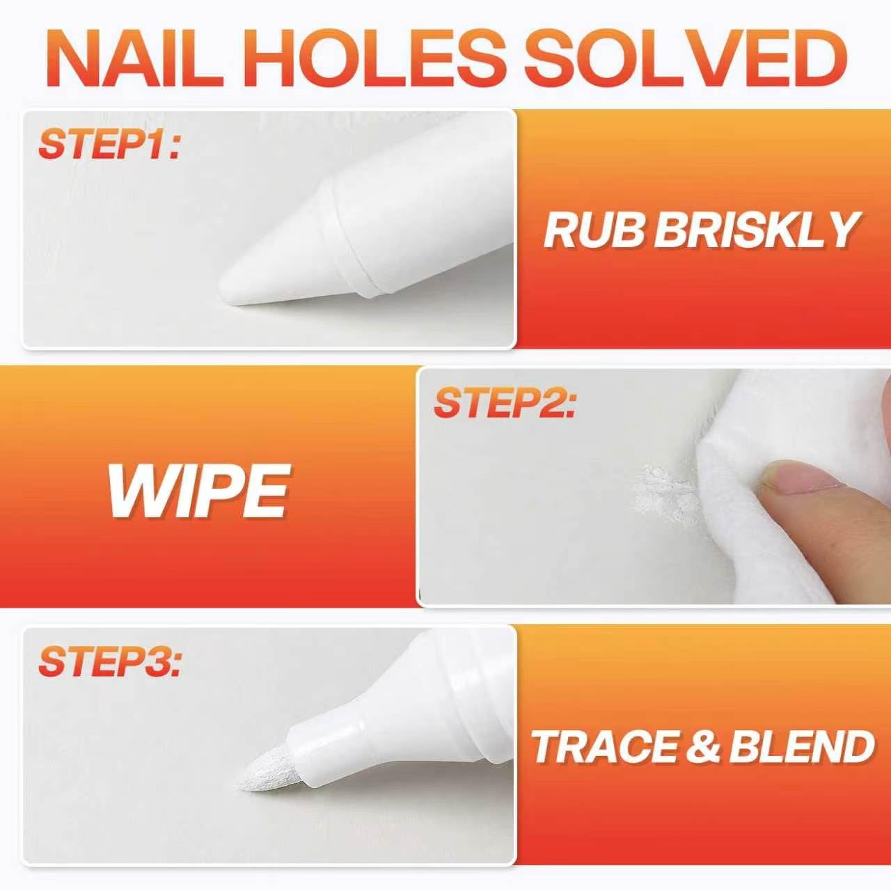 White Wood Filler and Touch-Up Marker