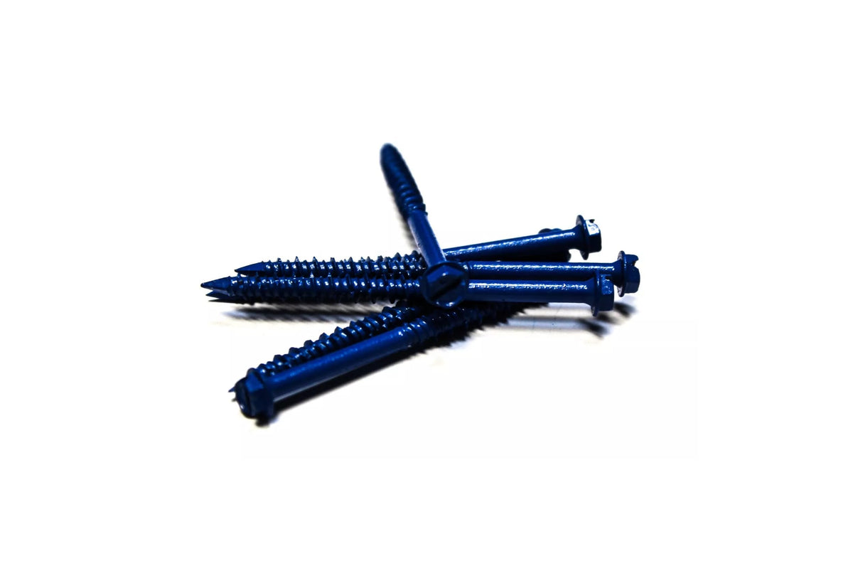 3/16-Inch Masonry Screw Anchors, 100-Pack