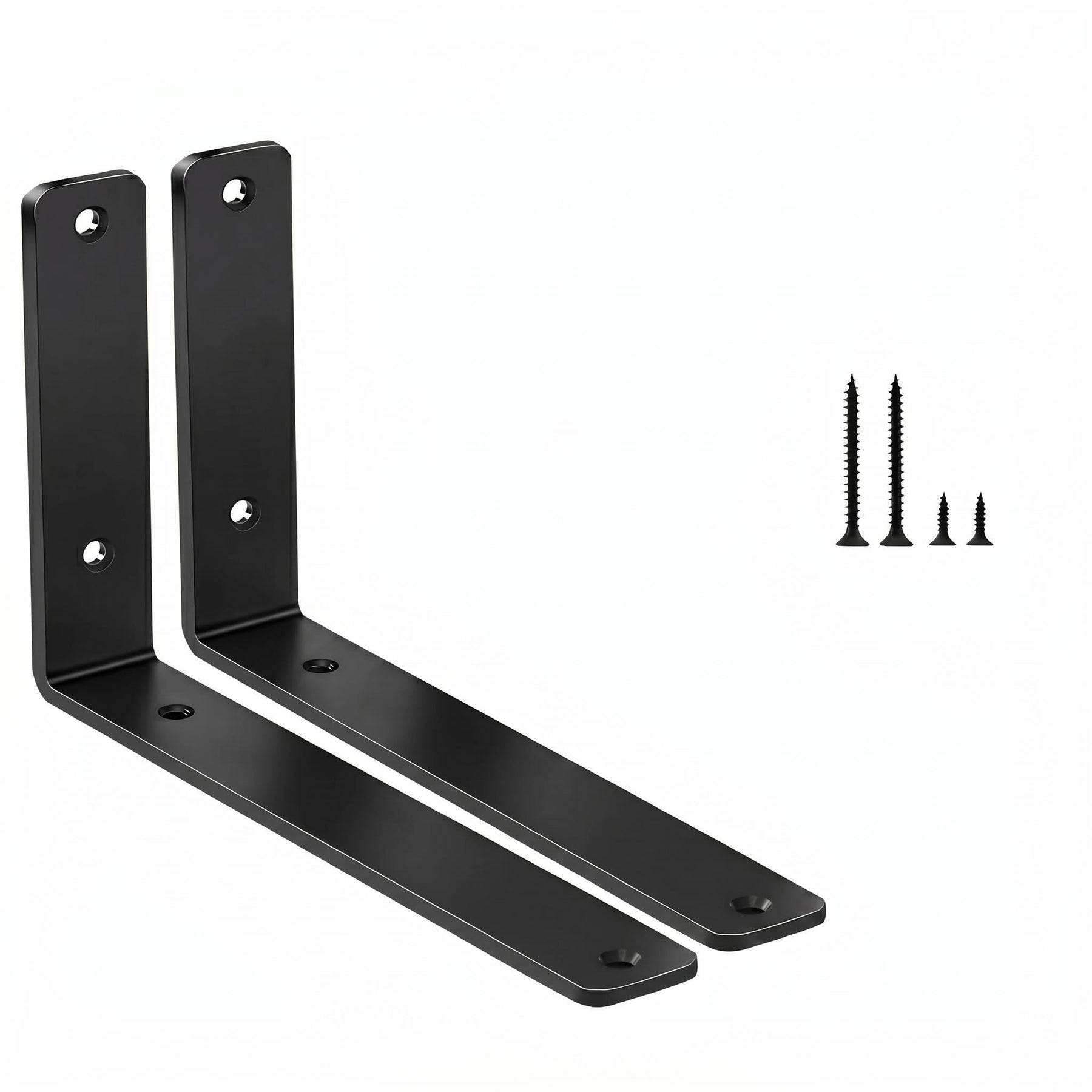 L-Shaped Steel Shelf Brackets