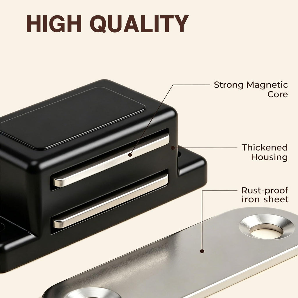 Magnetic Cabinet Catches, 12-Pack