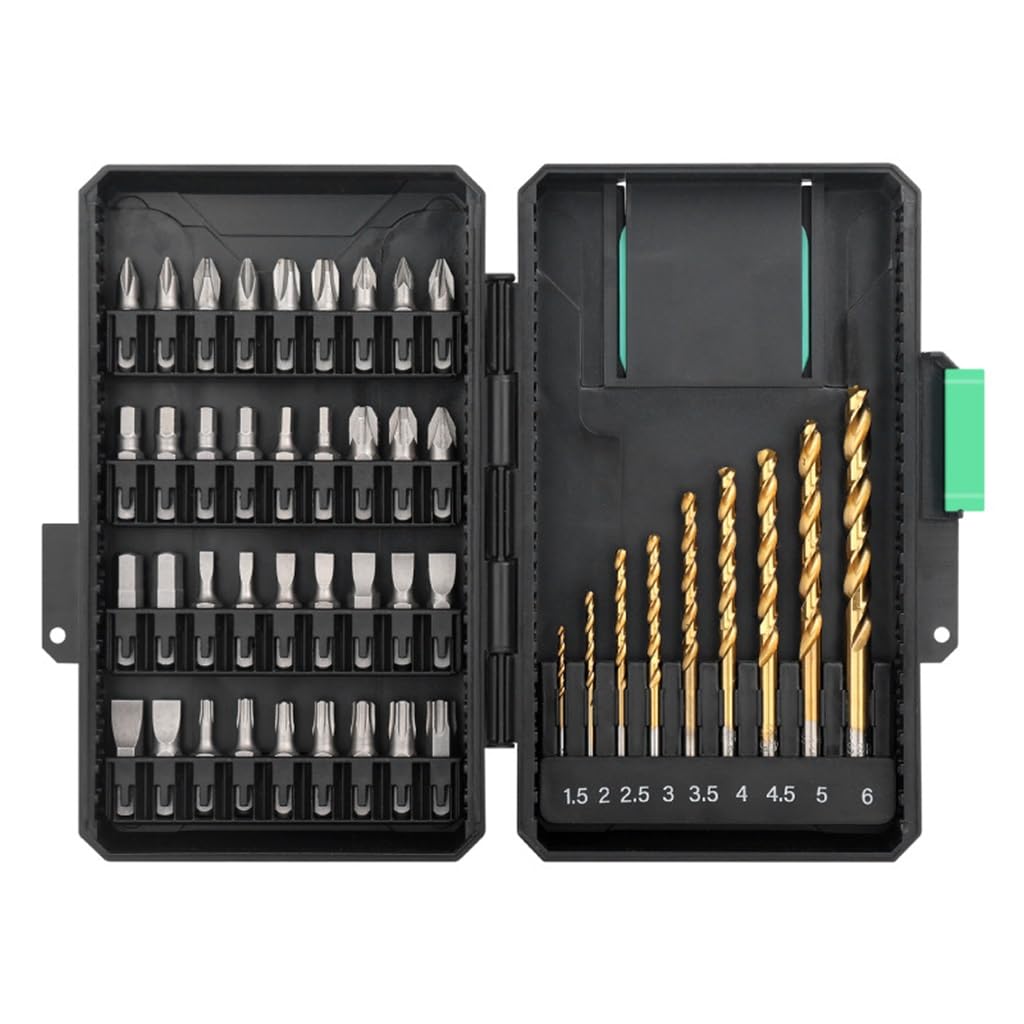 45-Piece Impact Screwdriver Bit Set
