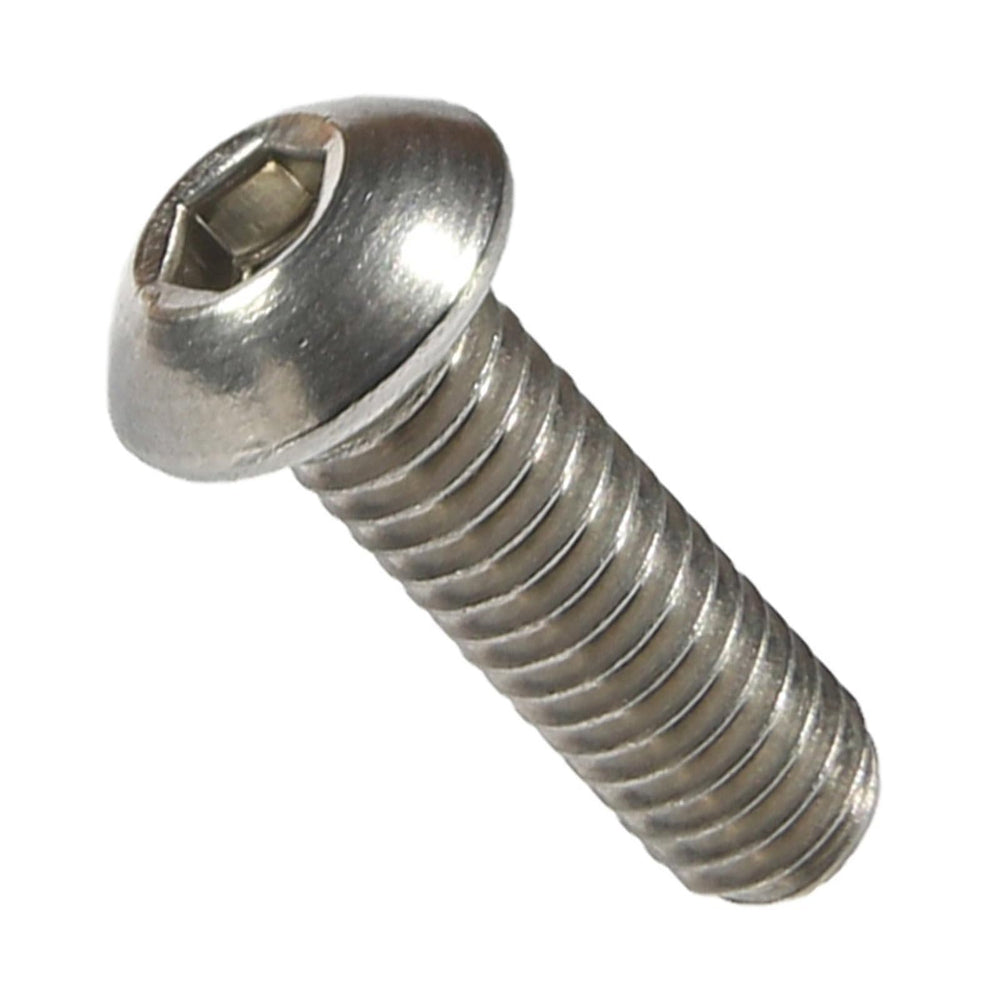 1/4-20 Stainless Button-Head Screws, 250-Pack