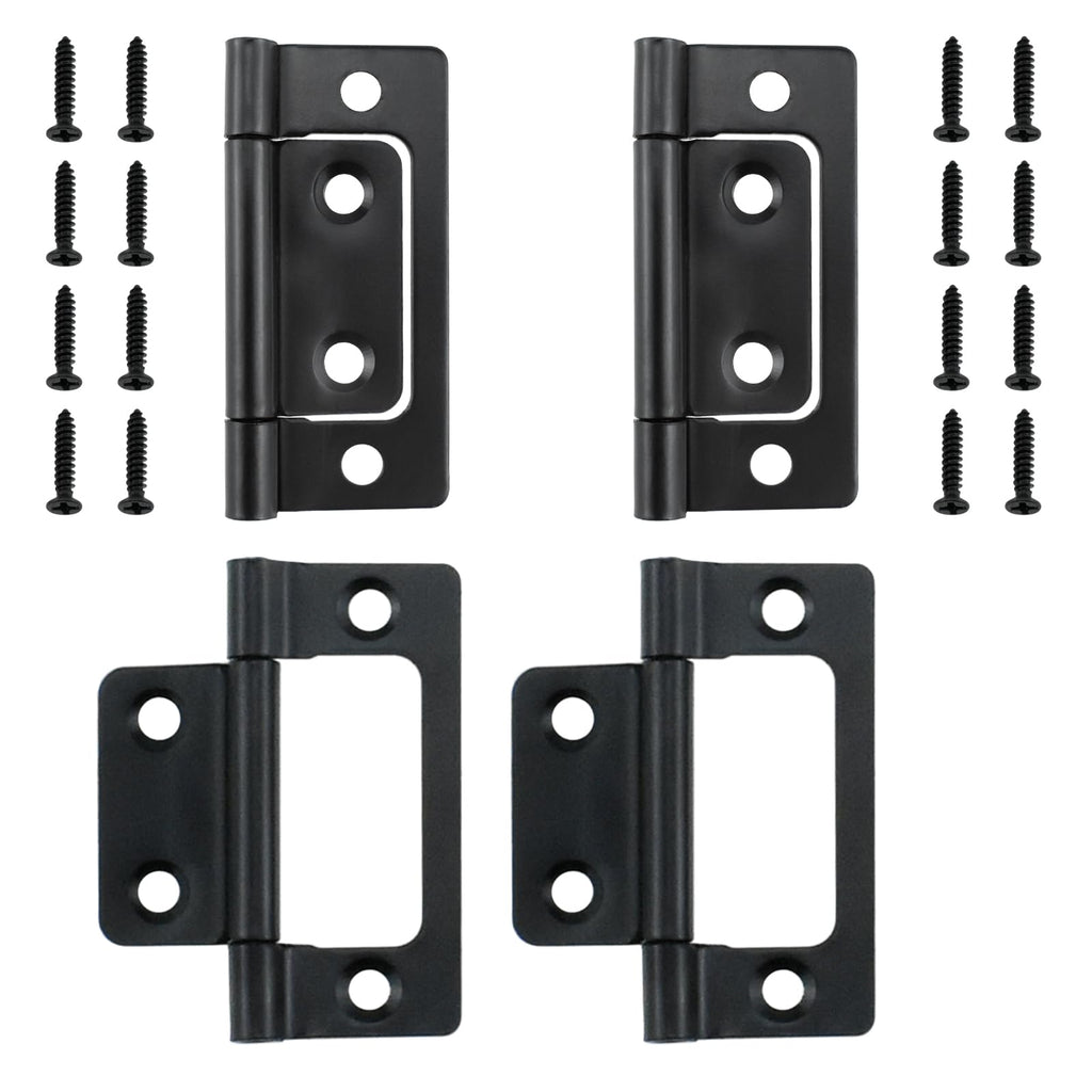 Non-Mortise Cabinet Hinges, 4-Pack