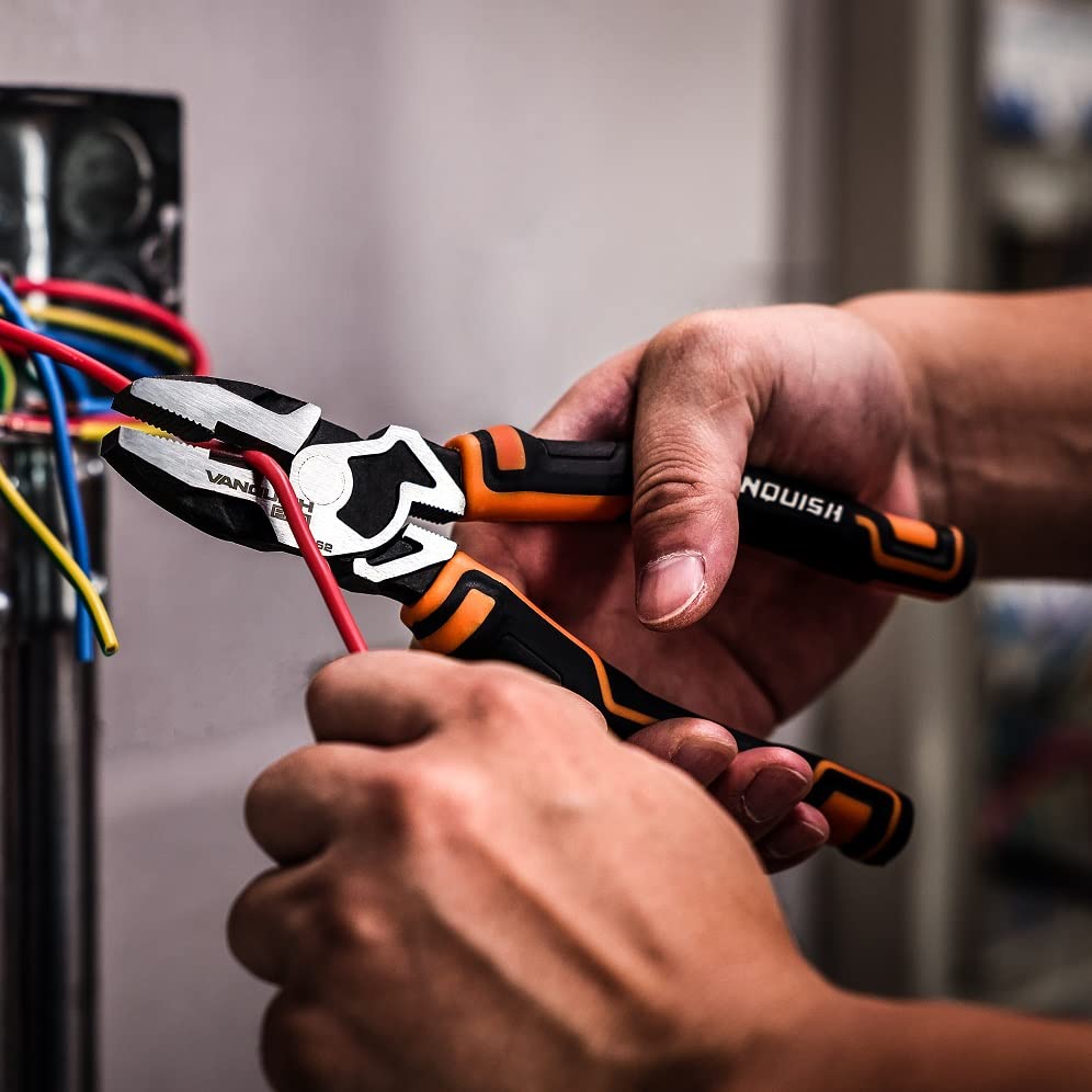 High-Leverage Linesman Pliers