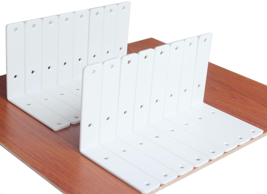 L-Shaped Steel Shelf Brackets