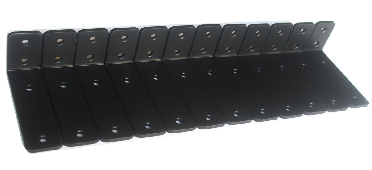 L-Shaped Steel Shelf Brackets