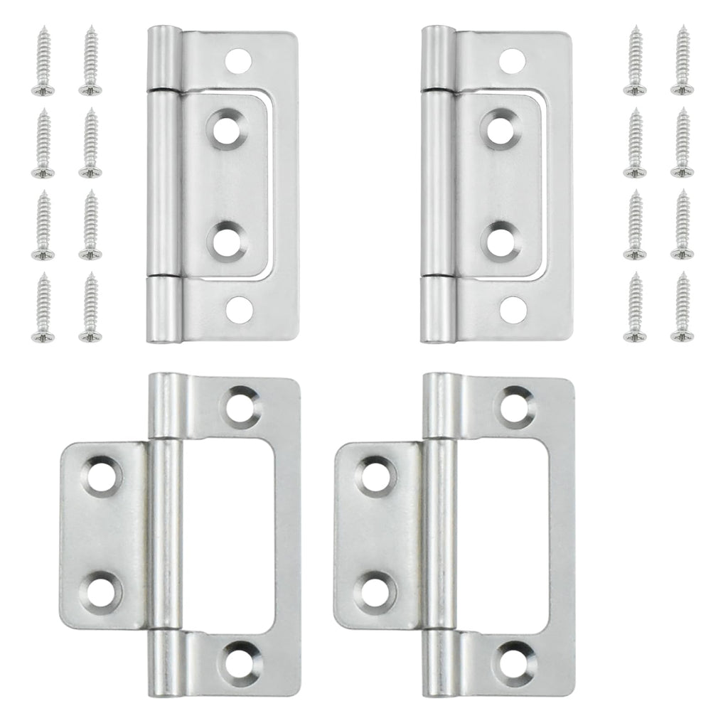 Non-Mortise Cabinet Hinges, 4-Pack