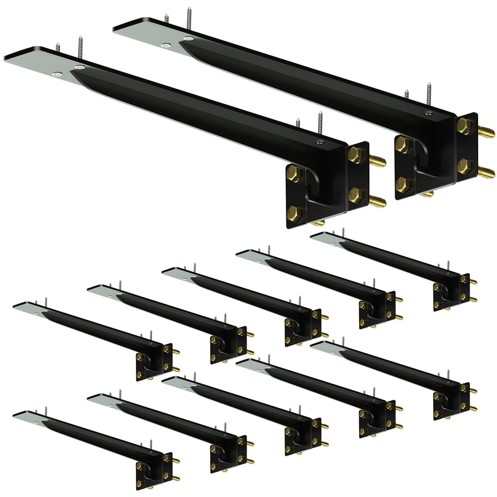 14-Inch Reinforced Shelf Brackets