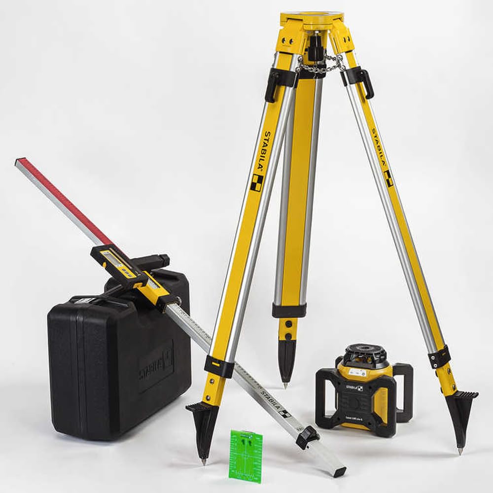 2,000-Foot Green Rotary Laser Set