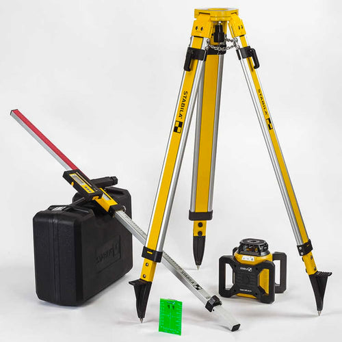2,000-Foot Green Rotary Laser Set