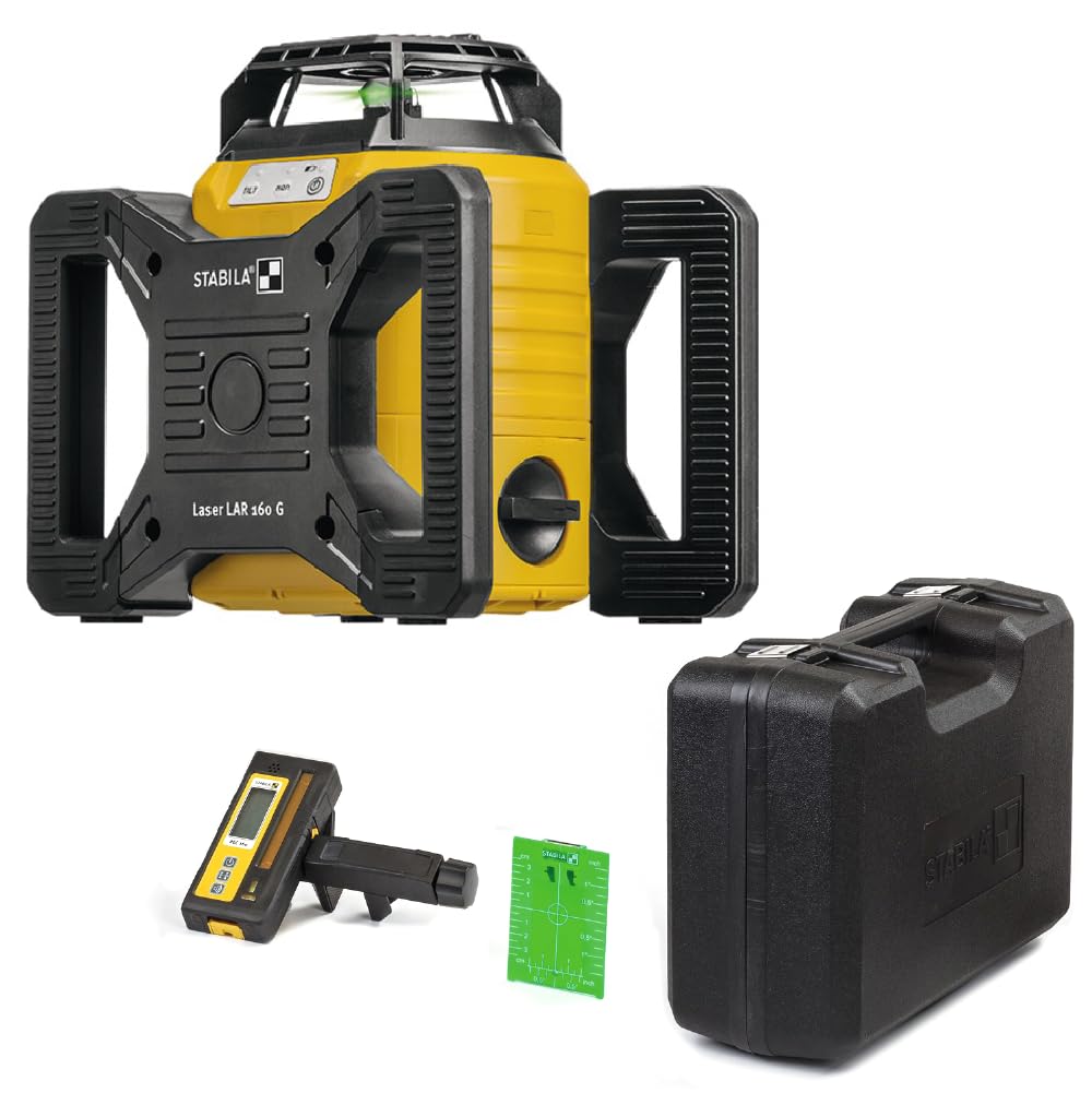 2,000-Foot Green Rotary Laser Set