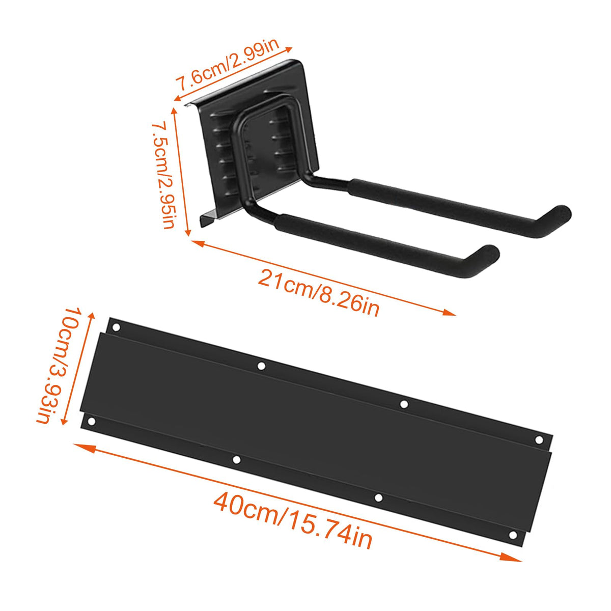 Adjustable Folding Garage Hooks