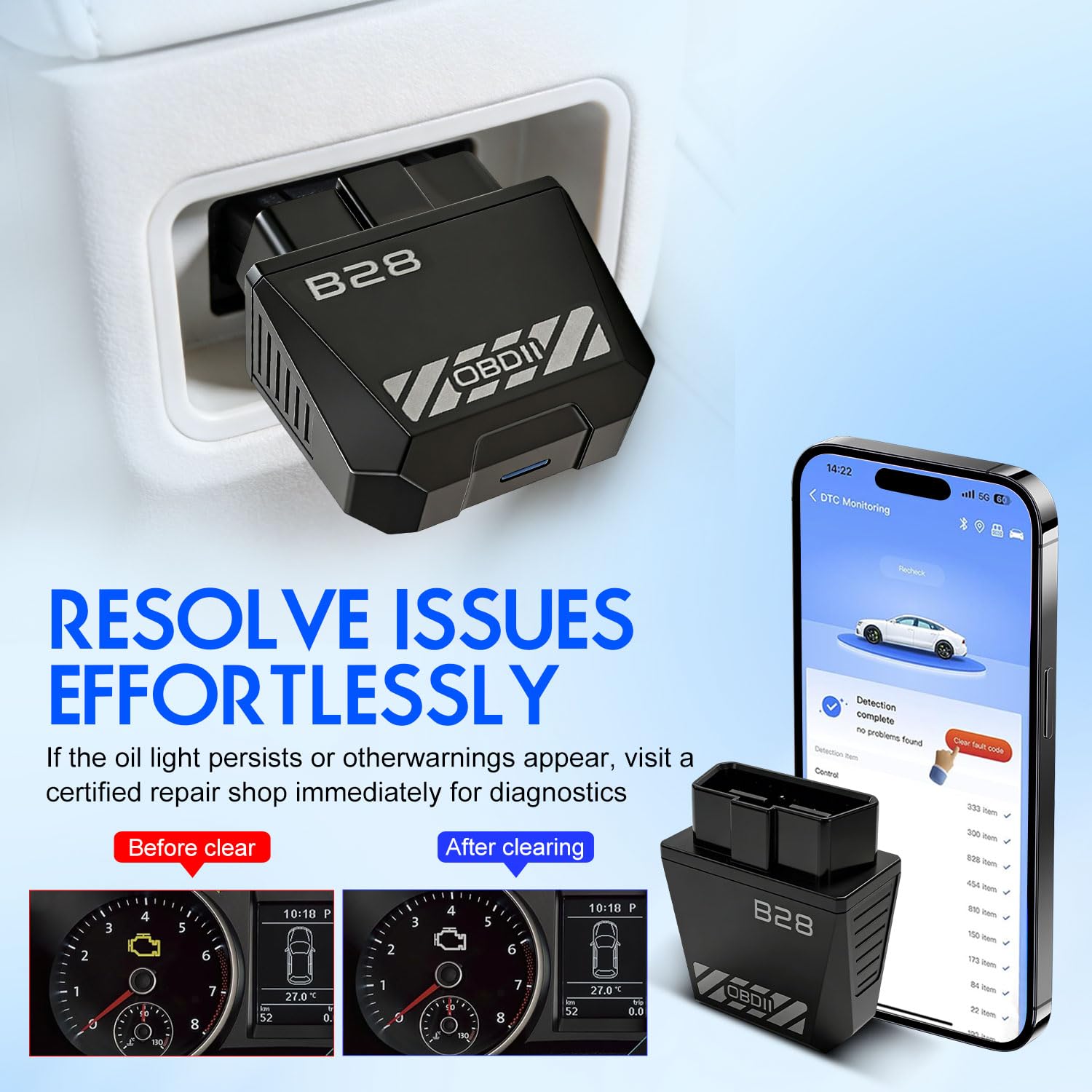 Bluetooth OBD2 Diagnostic Adapter