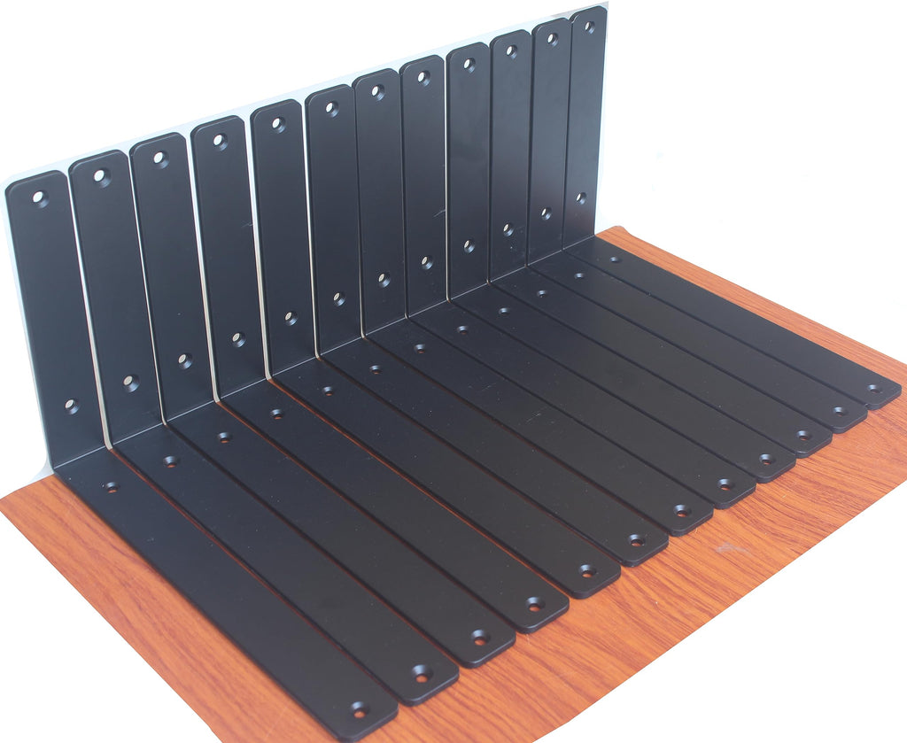 L-Shaped Steel Shelf Brackets
