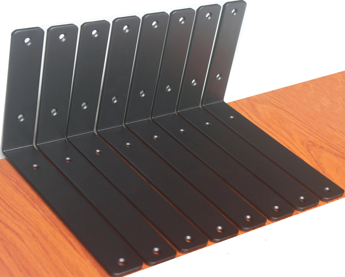 L-Shaped Steel Shelf Brackets
