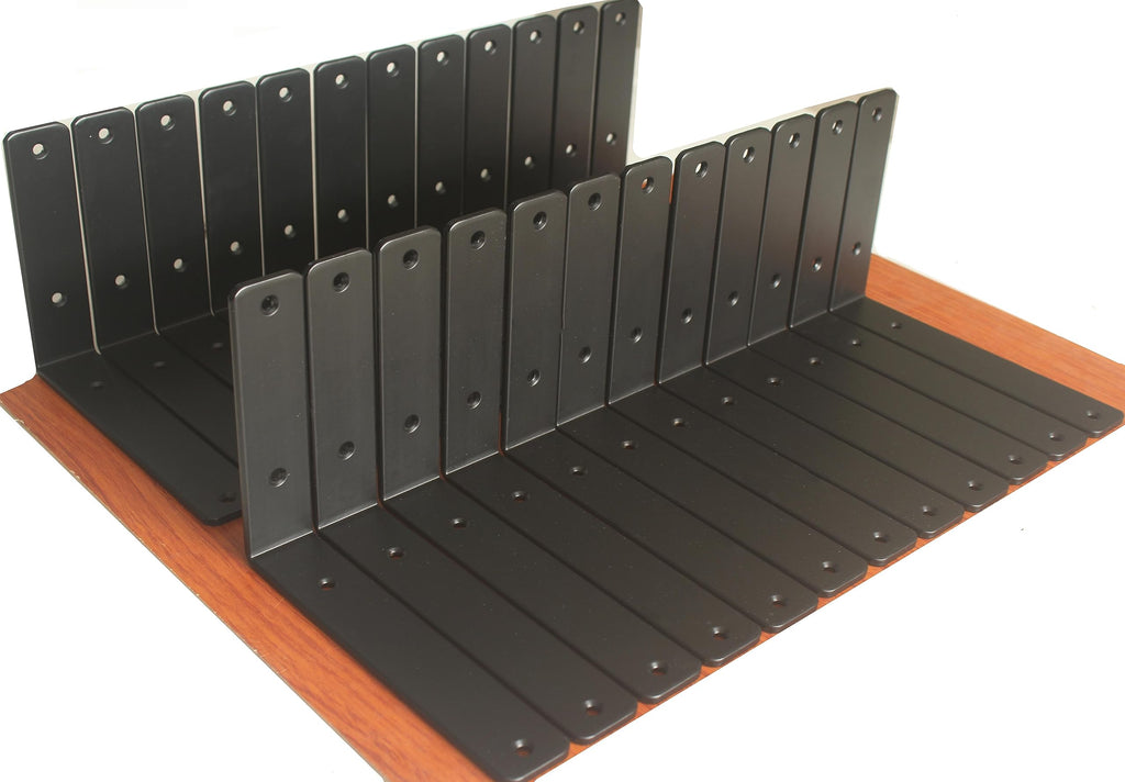 L-Shaped Steel Shelf Brackets