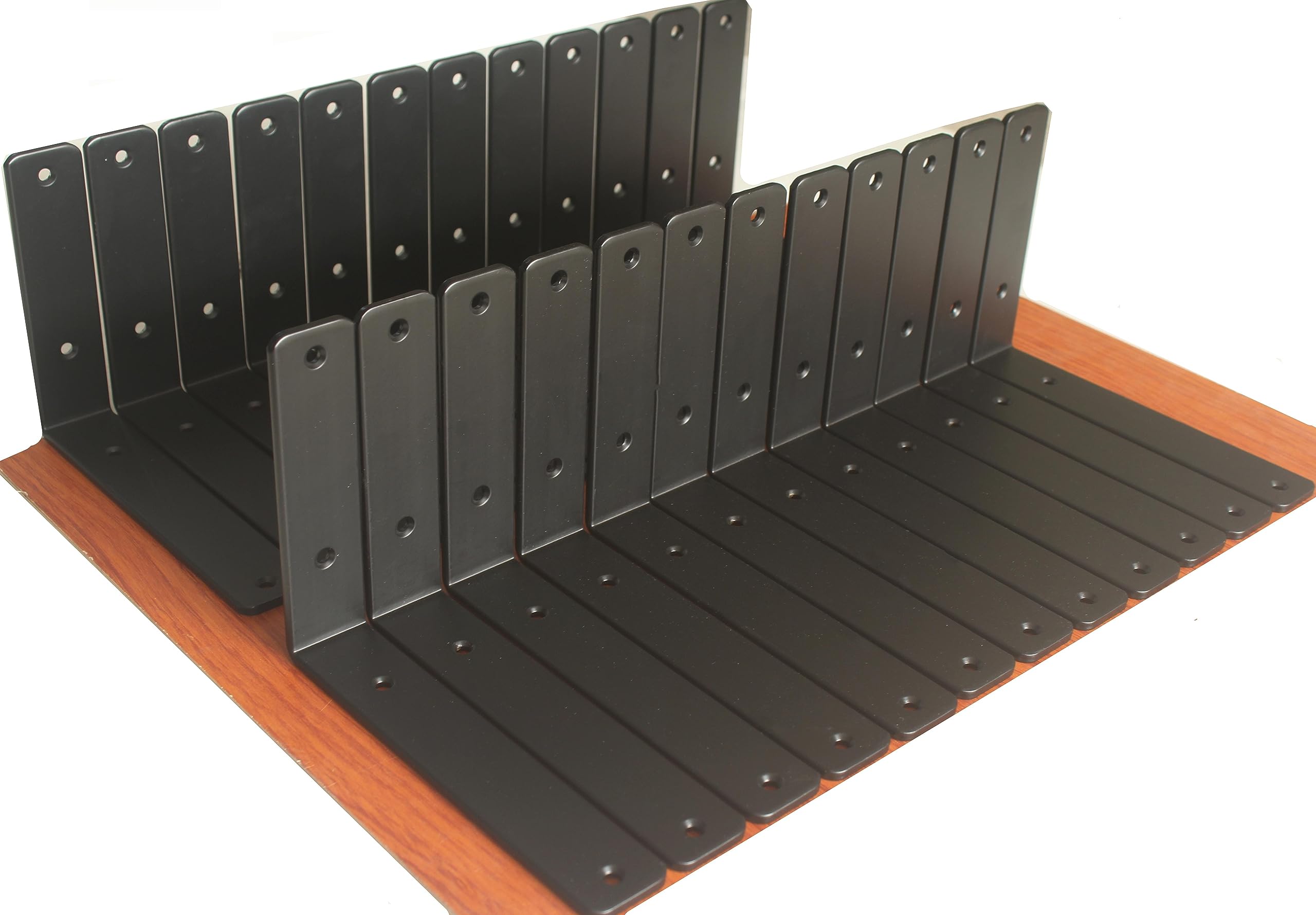 L-Shaped Steel Shelf Brackets