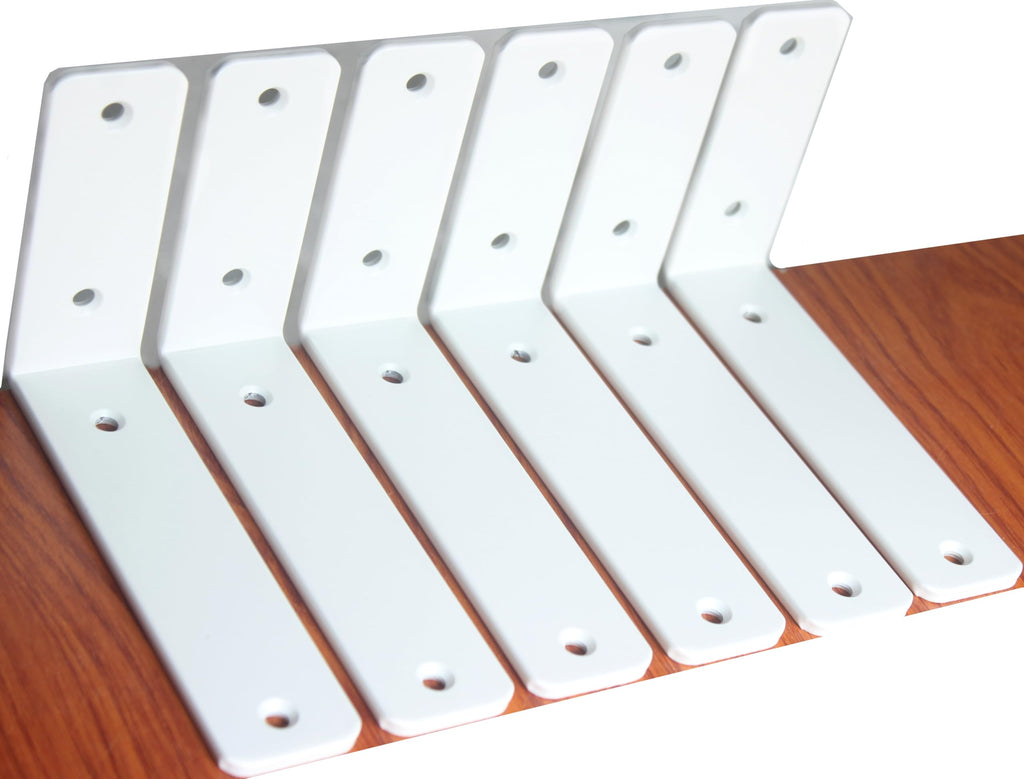 L-Shaped Steel Shelf Brackets