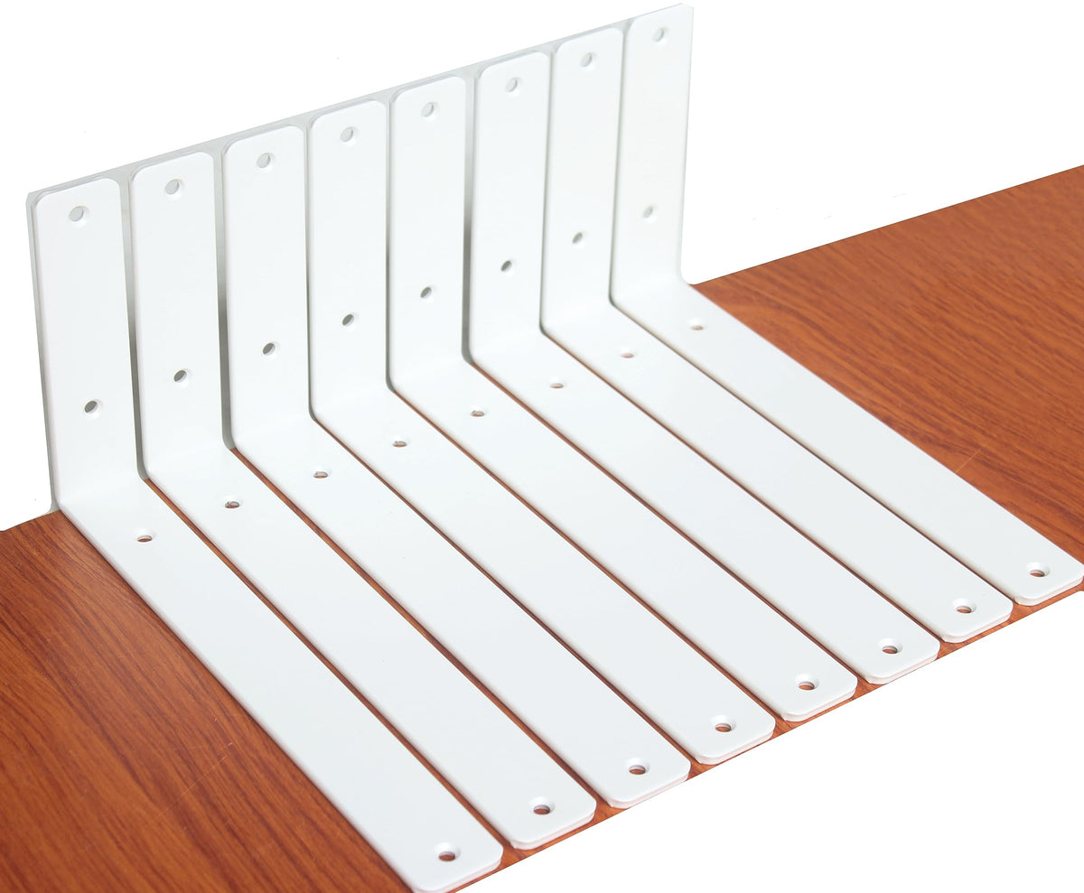 L-Shaped Steel Shelf Brackets