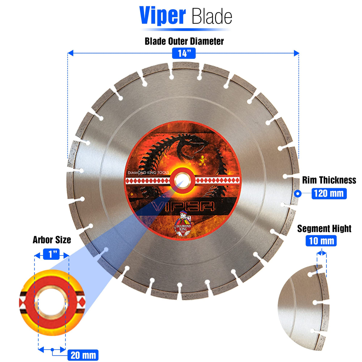 14-Inch Segmented Diamond Blade