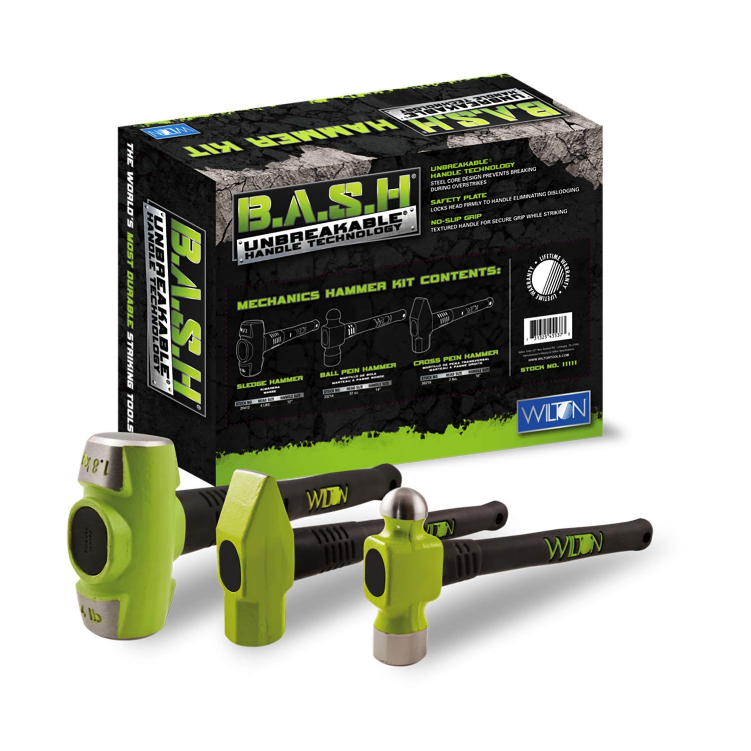 3-Piece Mechanics Hammer Kit
