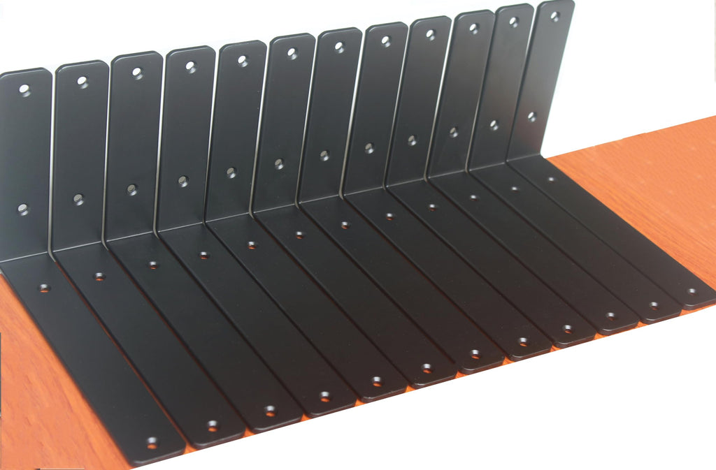 L-Shaped Steel Shelf Brackets