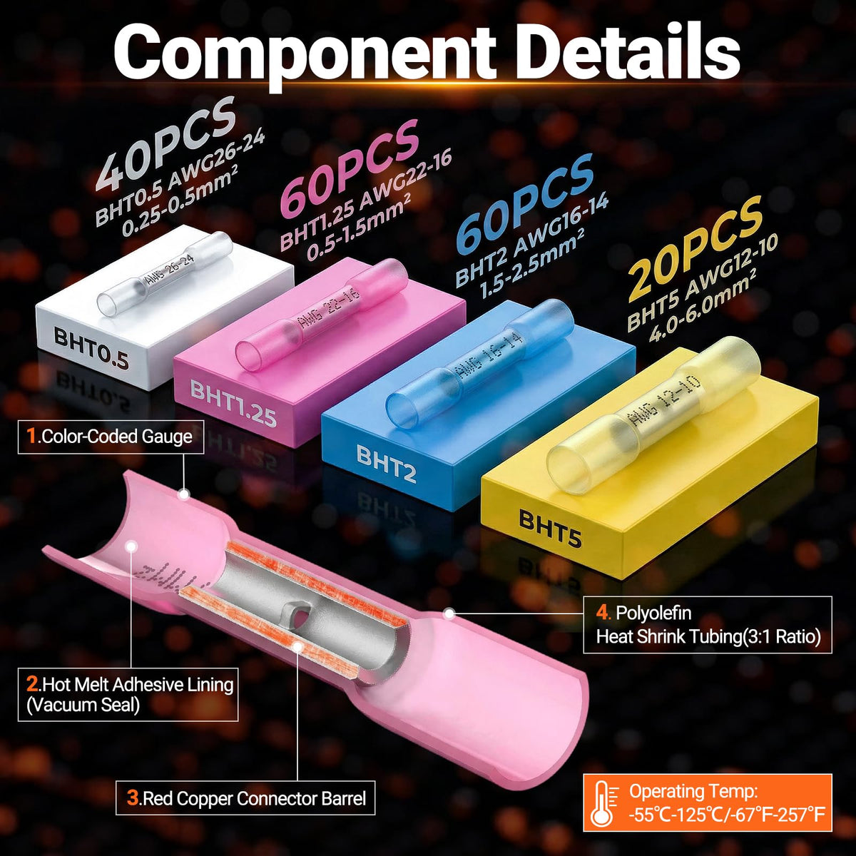 Heat-Shrink Connector Crimping Kit