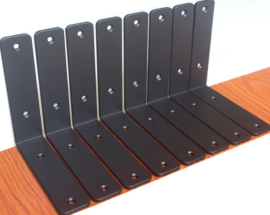 L-Shaped Steel Shelf Brackets