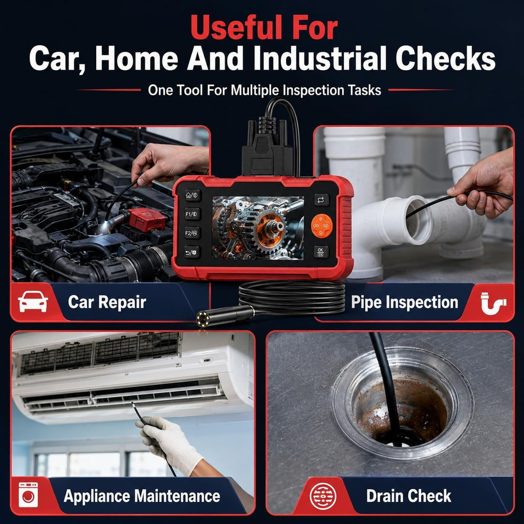 OBD2 Scanner with Inspection Camera