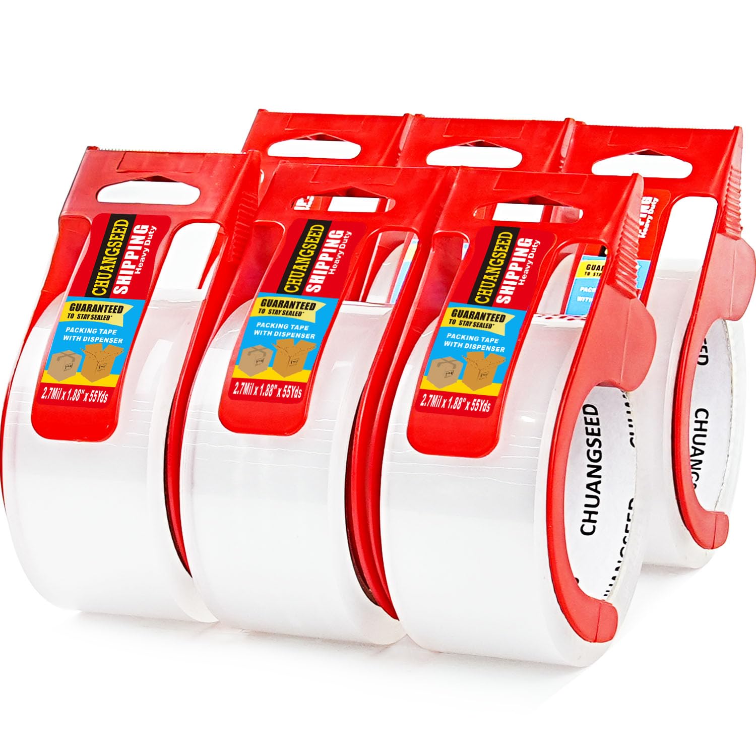 Packing Tape with Dispensers