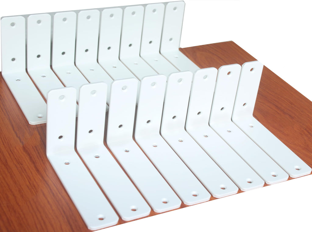 L-Shaped Steel Shelf Brackets