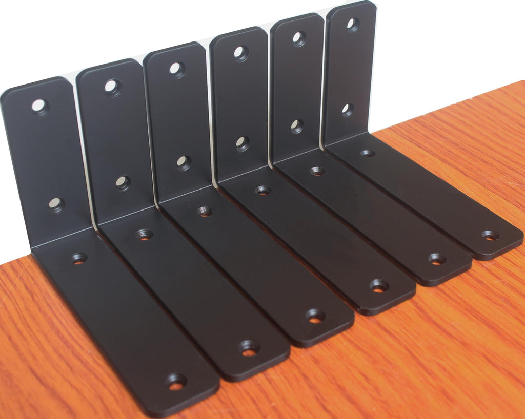 L-Shaped Steel Shelf Brackets