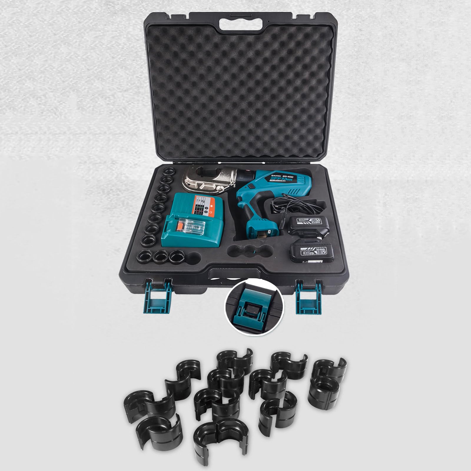 120kN Hydraulic Cable Crimper Kit