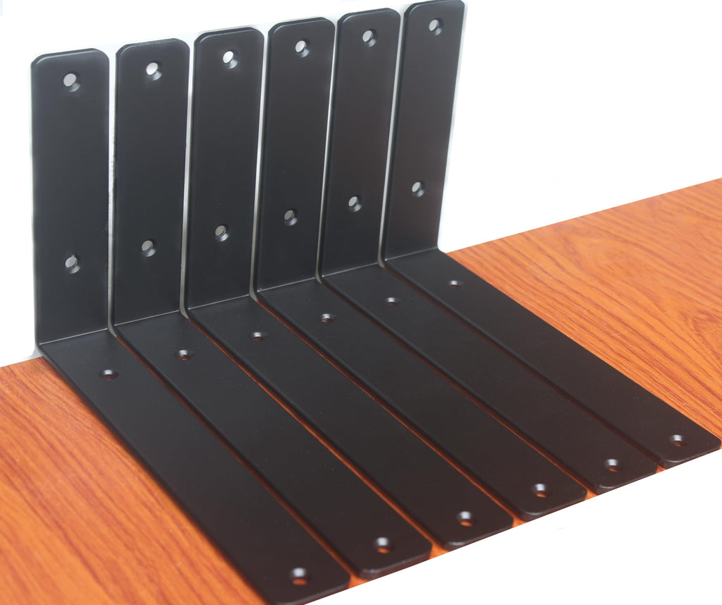 L-Shaped Steel Shelf Brackets