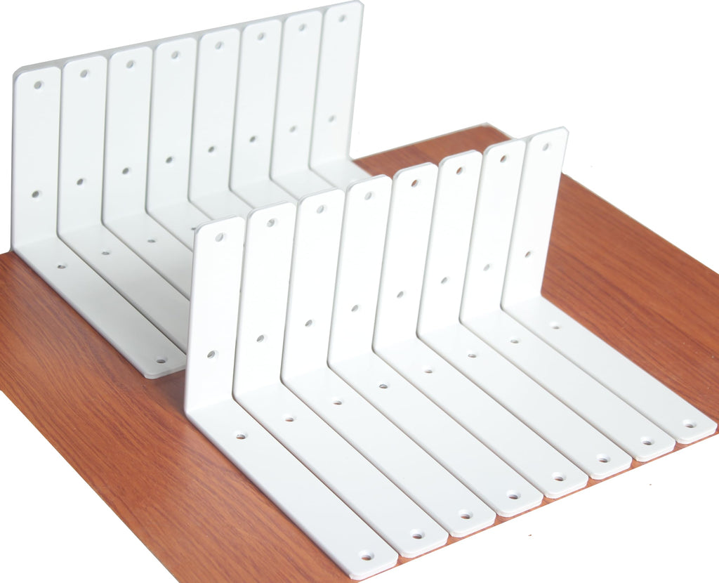 L-Shaped Steel Shelf Brackets