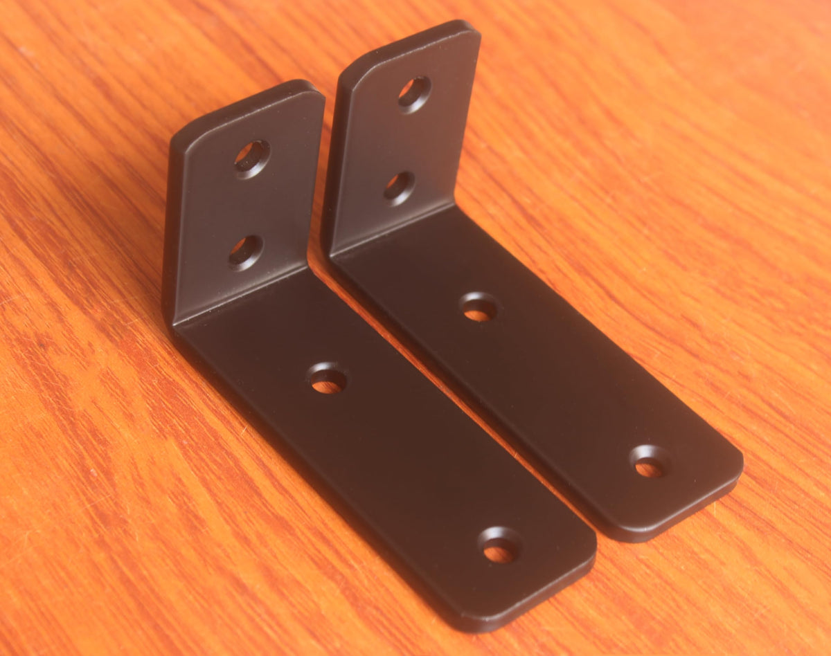 L-Shaped Steel Shelf Brackets