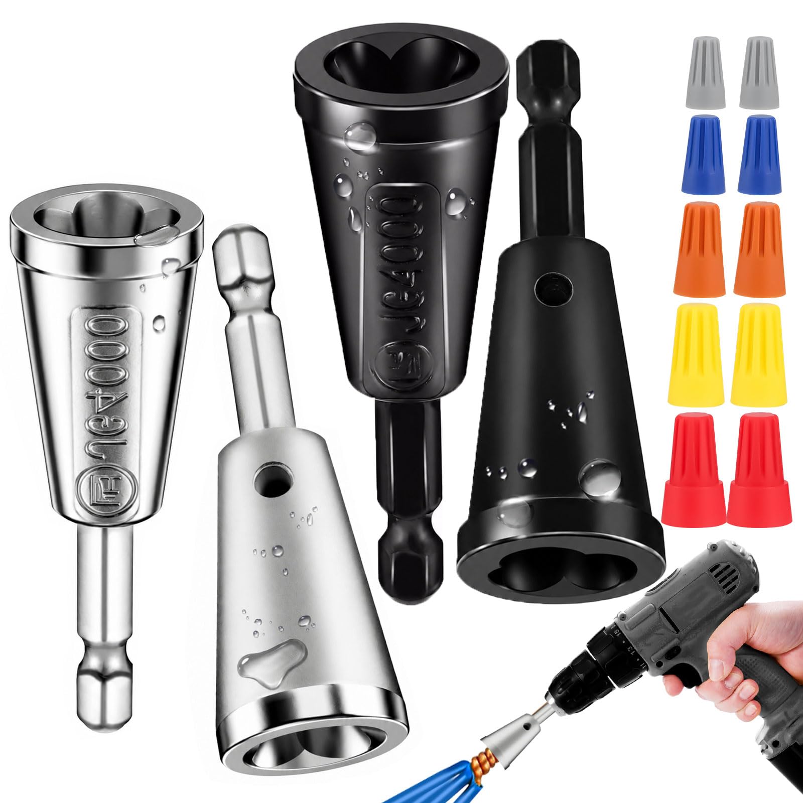 4-Piece Drill Wire Twister Set