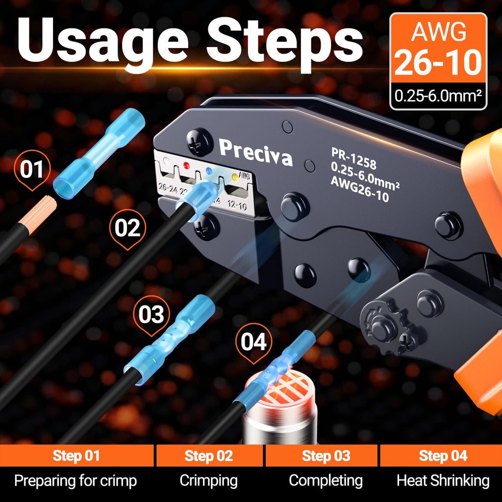 Heat-Shrink Connector Crimping Kit