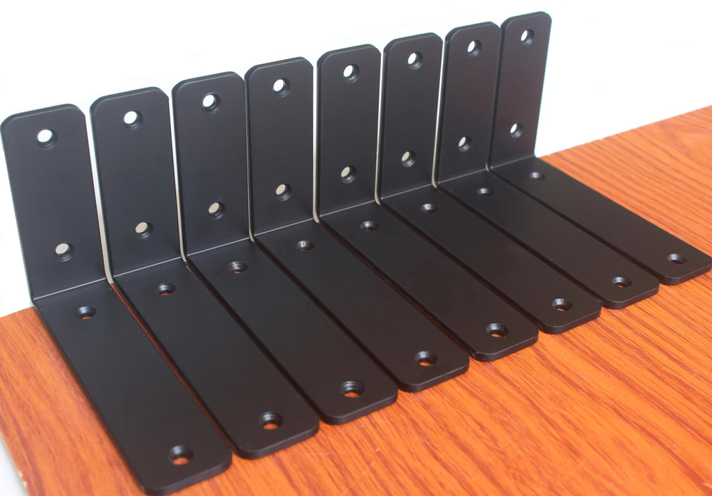 L-Shaped Steel Shelf Brackets