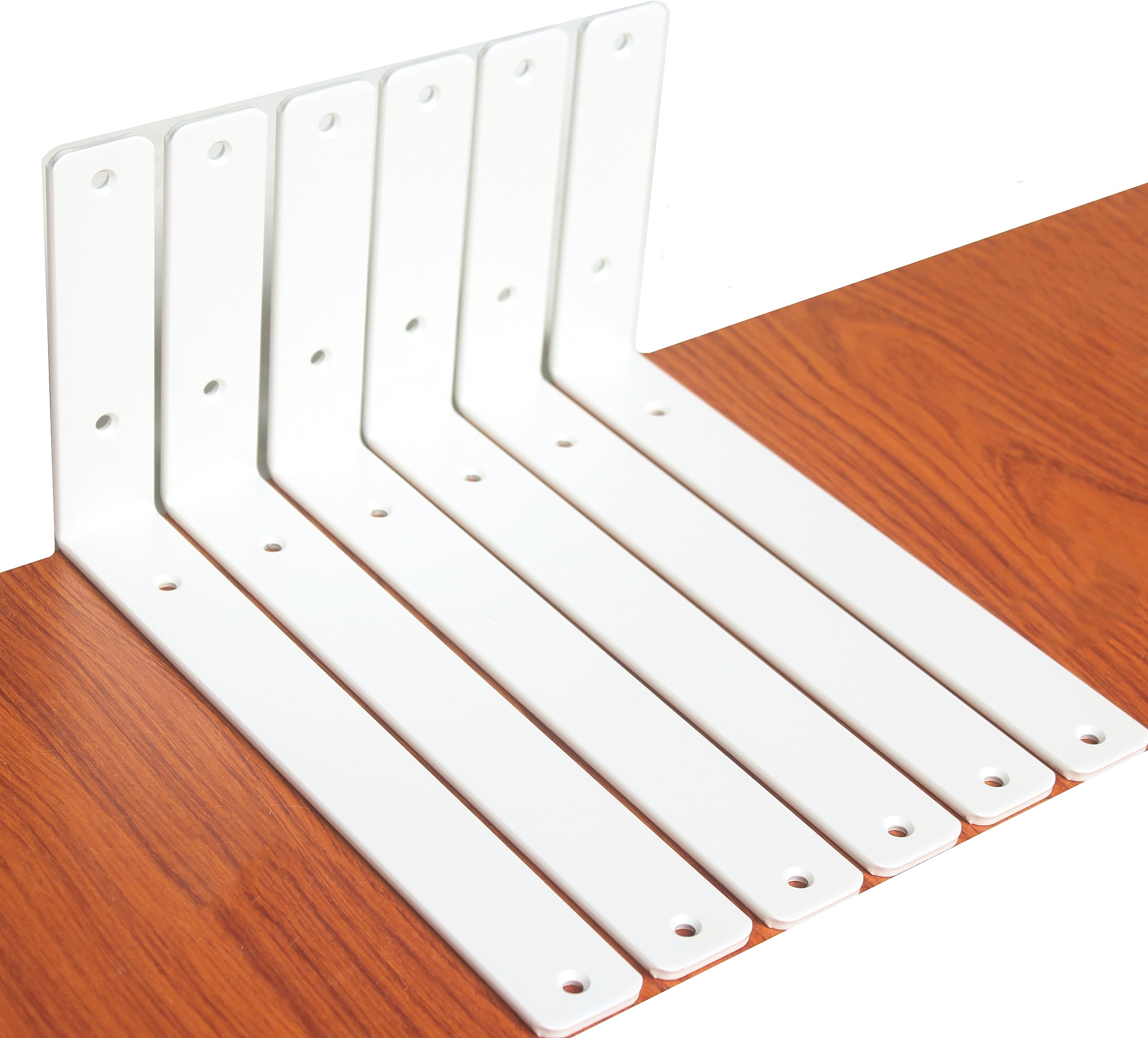 L-Shaped Steel Shelf Brackets