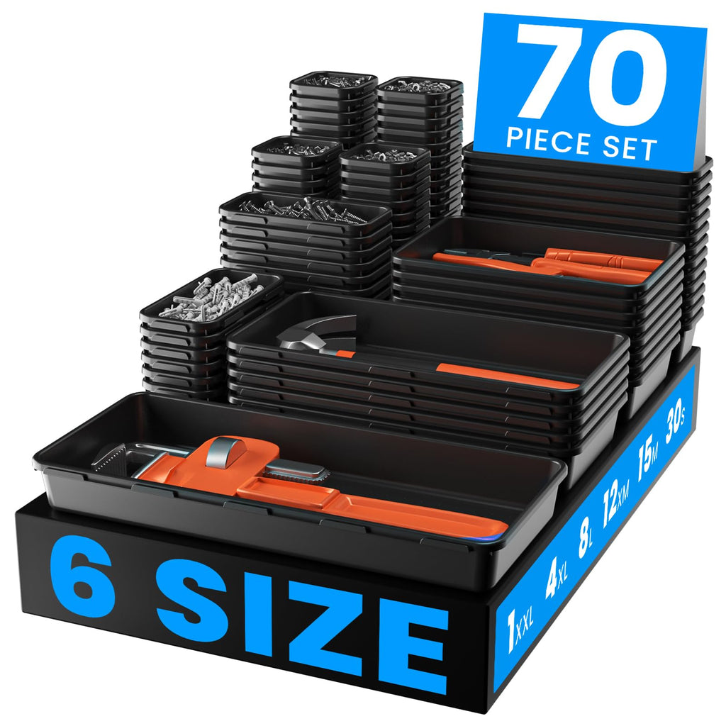 Interlocking Tool Drawer Organizers