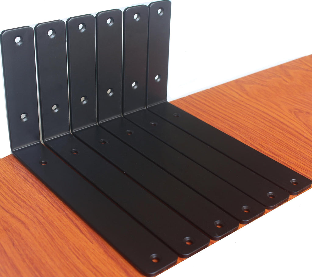 L-Shaped Steel Shelf Brackets